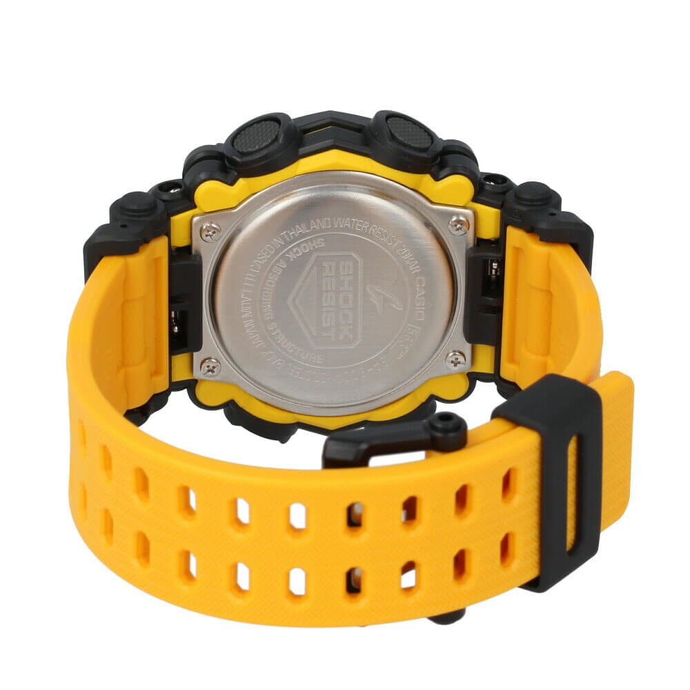 New]CASIO Casio G-SHOCK G-SHOCK GA-900A-1A9 mens waterproofing Black yellow  - BE FORWARD Store
