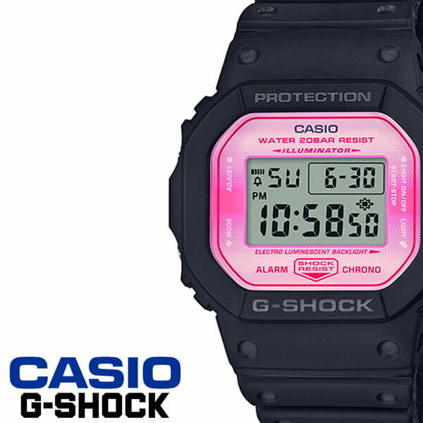 Casio Japan G Shock Sakura Storm Price New]Casio G-SHOCK Clock
