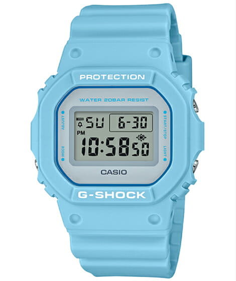 Blue g shock square Clearance