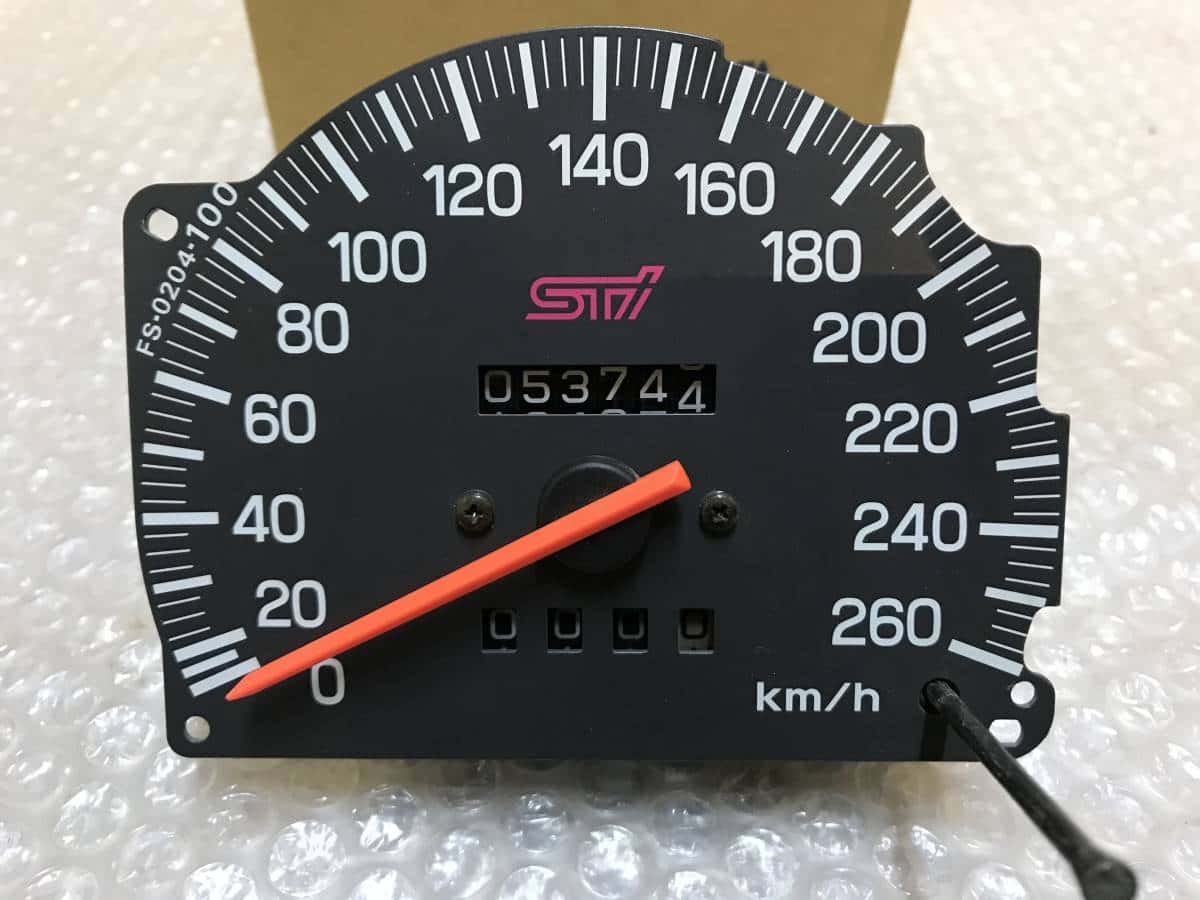 Used]☆ product ☆ STi full scale 260k meter SPEEDO 260 kilos GF8 PROVA for  the SUBARU Subaru GC8 IMPREZA WRX Genuine speedometer - BE FORWARD Auto  Parts