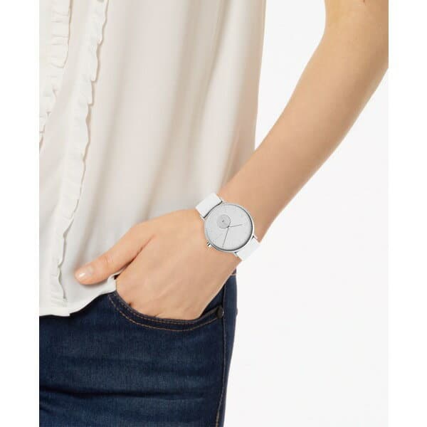 New]SKAGEN Ladies Aaren Kulor Aluminum Silicone Strap Watch 41mm