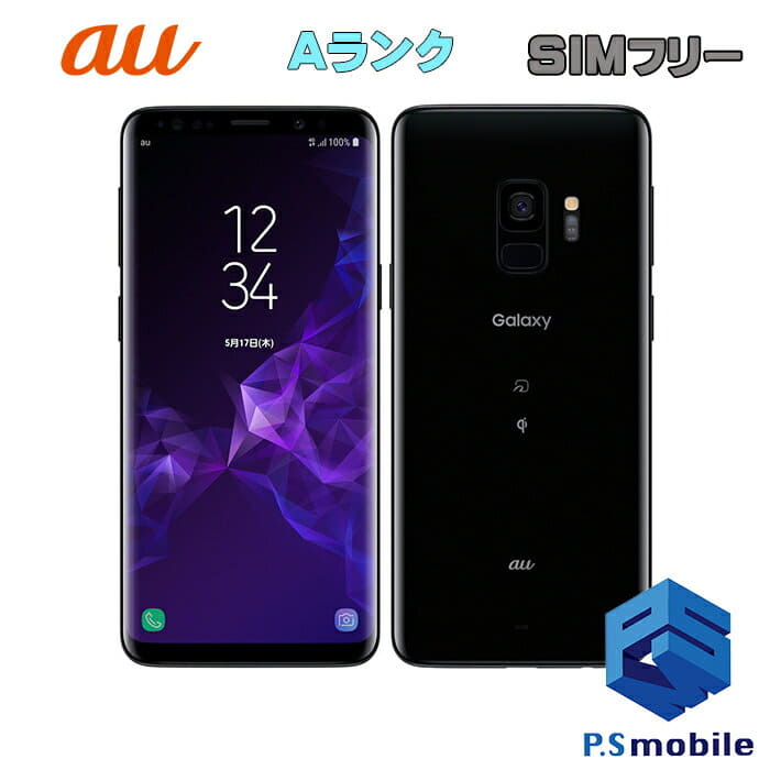 Used]SCV38 Galaxy S9 SIM-Free midnight Black au au galaxy - BE 
