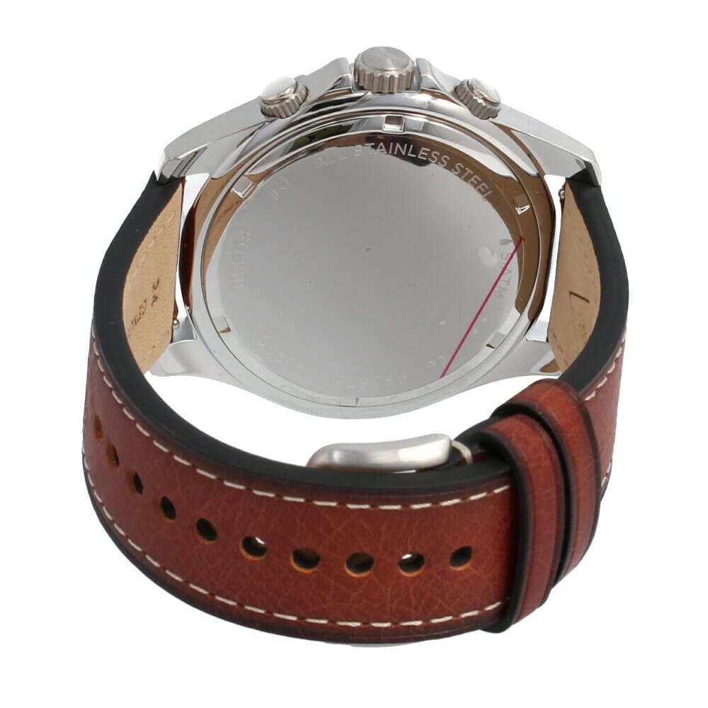 [New]FOSSIL Fossil FS5675 DILLINGER Chronograph mens leather brown ...