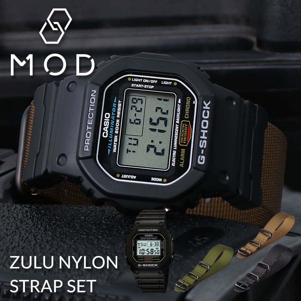 New Mod Custom Casio G Shock Casio G Shock Clock G Shock G Shock Gshock G Shock G Shock G Shock Mens Tough Black Waterproofing Zulu Nato Belt Parts Nylon Belt Nylon Band Military Remodeling Be