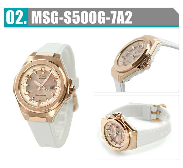 [New]Baby-G analog Ladies solar MSG-S500 Casio baby G G-MS - BE FORWARD ...