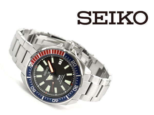 New]SEIKO PROSPEX Mechanical mens divers Black dial SRPB99K1 with the SEIKO  Pross pecks samurai PADI collection DIVER'S 200m Automatic winding rolling  by hand - BE FORWARD Store