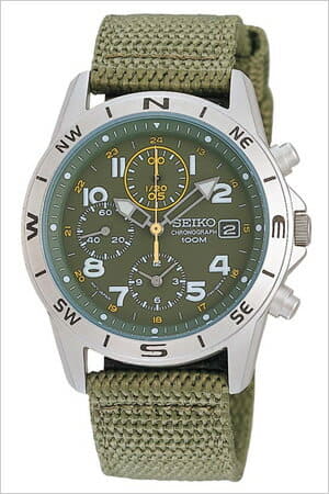 seiko military chronograph