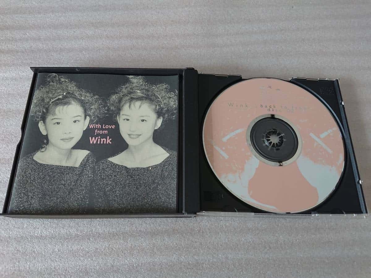 Used]Wink CD best BacK to Front back TO Front zone wink Sachiko