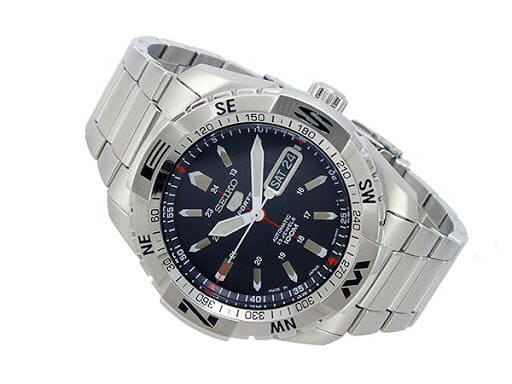New]SEIKO SNZJ05J1 SEIKO 5 five mens Automatic winding 10 bar water  resistant see-through back Stainless is automatic - BE FORWARD Store