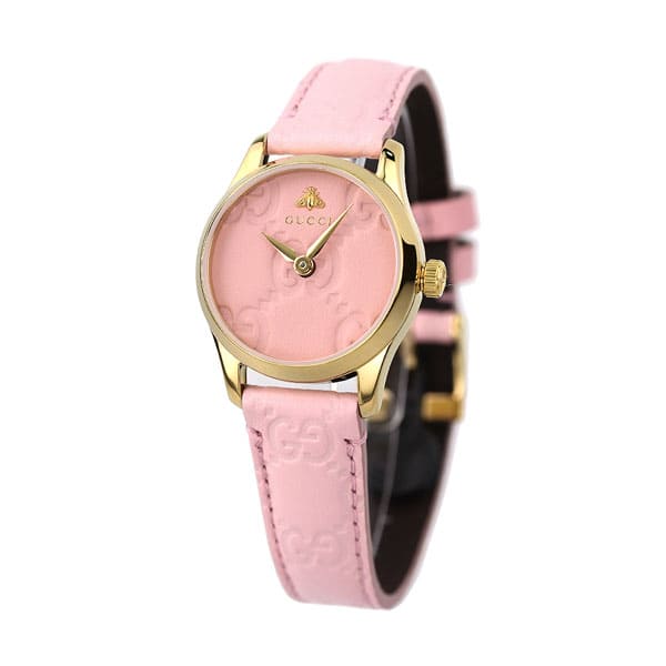 New]Gucci clock G-TIMELESS 27mm quartz Ladies YA1265005 GUCCI pink