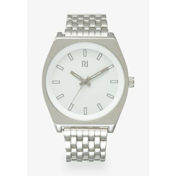 river island silver watch