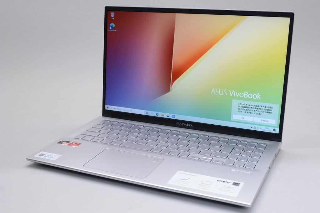 Used]ASUS VivoBook 15 X512DA X512DA-BQ1136T transparent Silver 