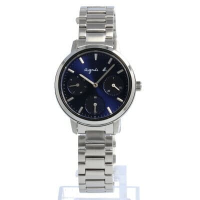 New]agnes b. agnes b. BP6018X1 Ladies Stainless Silver Navy - BE