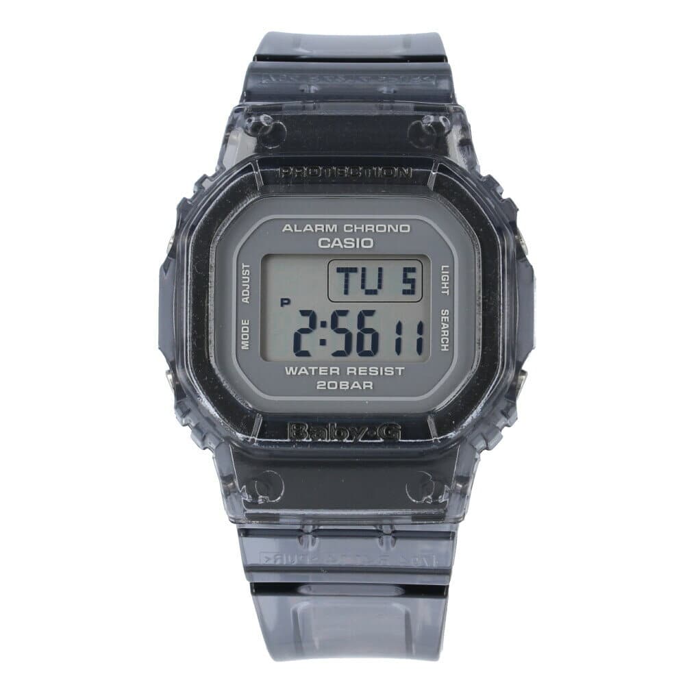 New CASIO Casio Baby G BGD 560S 8 Color Skeleton Series color skeleton series Ladies waterproofing Black clear digital world time BE FORWARD Store
