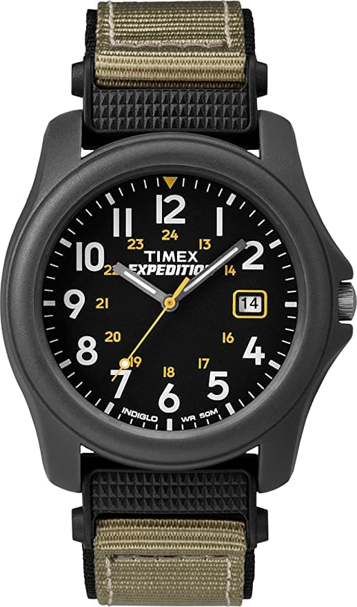New TIMEX Timex EXPEDITION CAMPER Expedition camper full size T42571 Black X khaki BE FORWARD Store