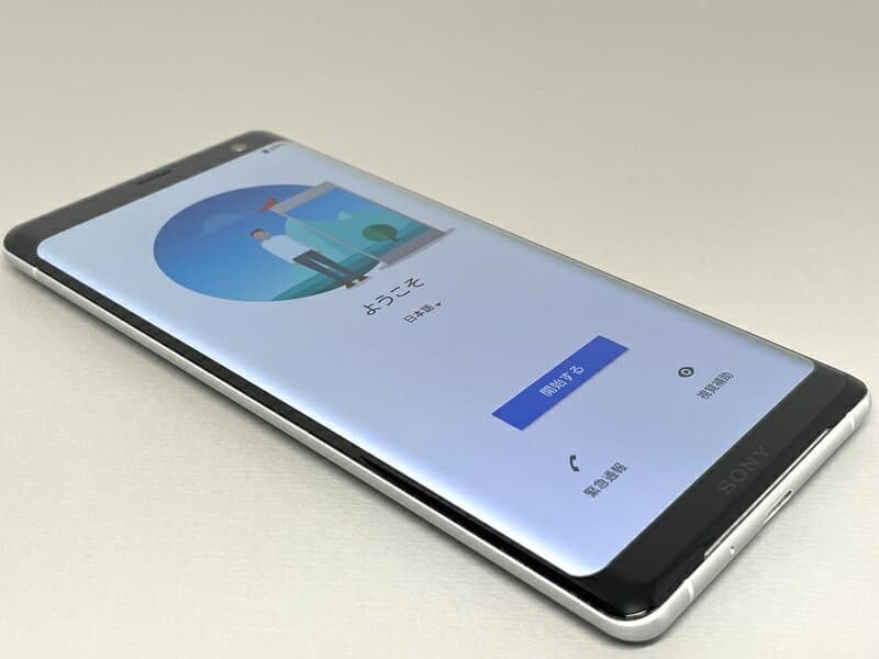 Used]801SO Xperia XZ3 SIM-Free white silver SoftBank Xperia - BE
