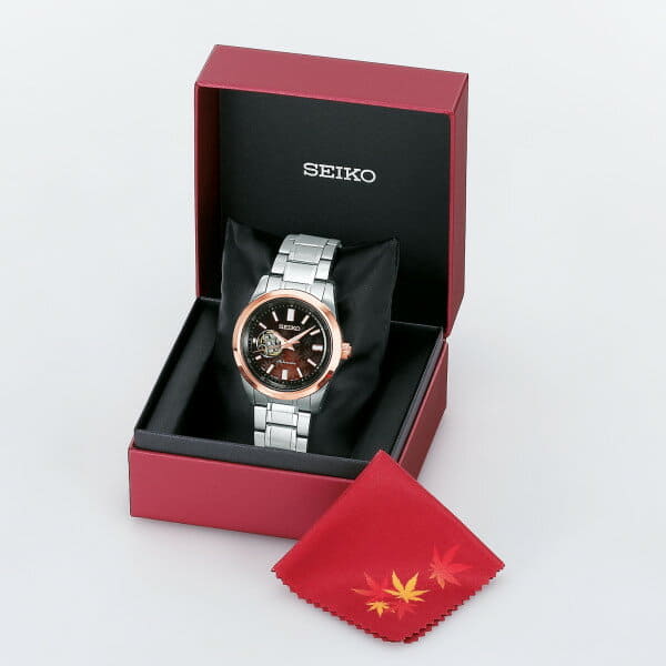 New]Model Automatic winding (belonging to rolling by hand) Stainless band  analog in autumn colored leaves-limited in SEIKO SEIKO SCVE056 SEIKO  selection mens pair model 2020 autumn - BE FORWARD Store