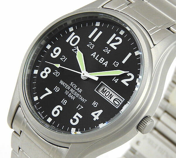 New]SEIKO SEIKO ALBA Aruba AEFD560 mens metal band solar
