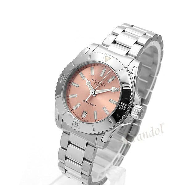 New It is Gucci GUCCI Ladies DIVE DIVE 32mm pink X Silver YA136401
