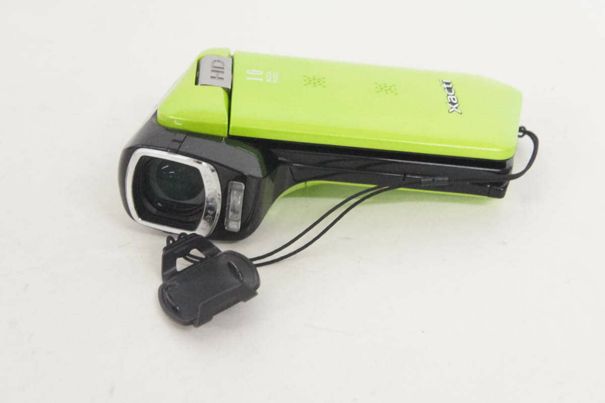 Used]SANYO SANYO Xacti zakutidejitarumubikamera DMX-CG11 green