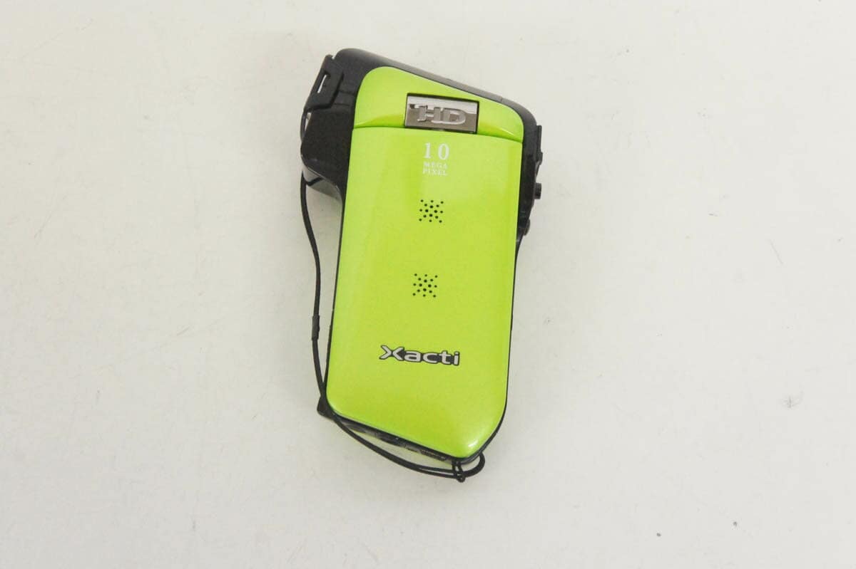 Used]SANYO SANYO Xacti zakutidejitarumubikamera DMX-CG11 green