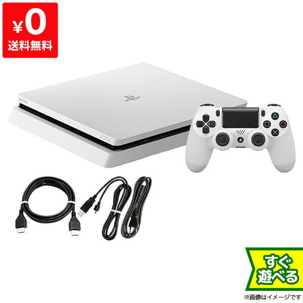 [Used]The PS4 Glacier White 500GB (CUH-2100AB02) body set PlayStation4 SONY  SONY 　 which can be idle immediately - BE FORWARD Store