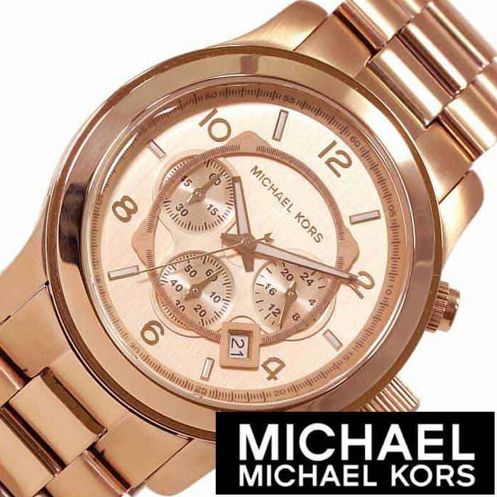 New]clock Michael Kors clock michaelkors michael kors Michael Kors MICHAEL  KORS Michael Kors mens Ladies pink Gold MK8096 [the latest celebrity NY  Rose Gold waterproofing] - BE FORWARD Store