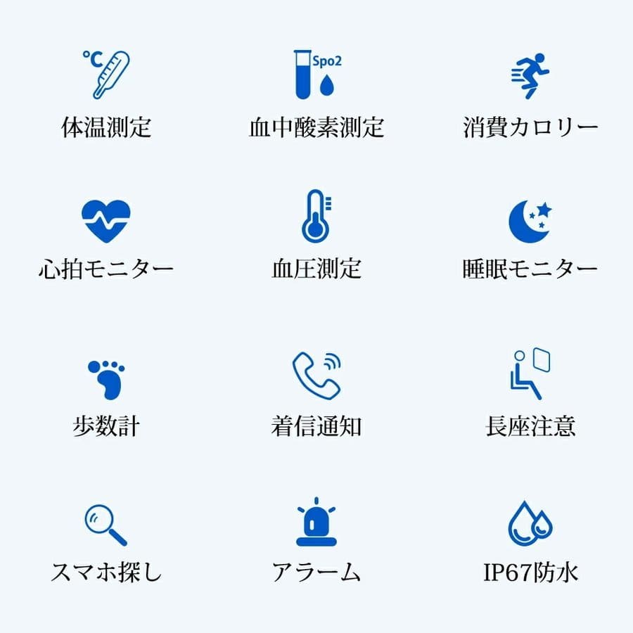 New 21 Latest Smart Sensor Temperature Measurement Blood Pressure Ladies Mens Incoming Notice Sleep Ip67 Dust Proofing Iphone12 Android Adaptive In Total Be Forward Store