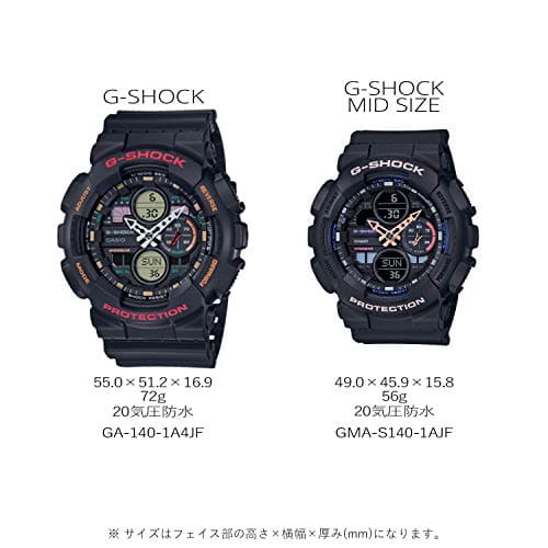 CASIO G-SHOCK GMA-S140-8AJR ブラック　パープル GMA-S140-8AJR | CASIO