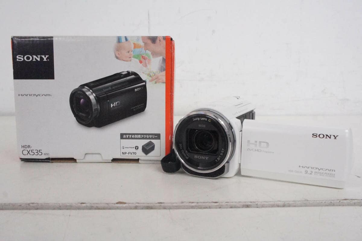 Used]C SONY digital HD video camera recorder Handycam HDR-CX535 32GB  incorporation - BE FORWARD Store