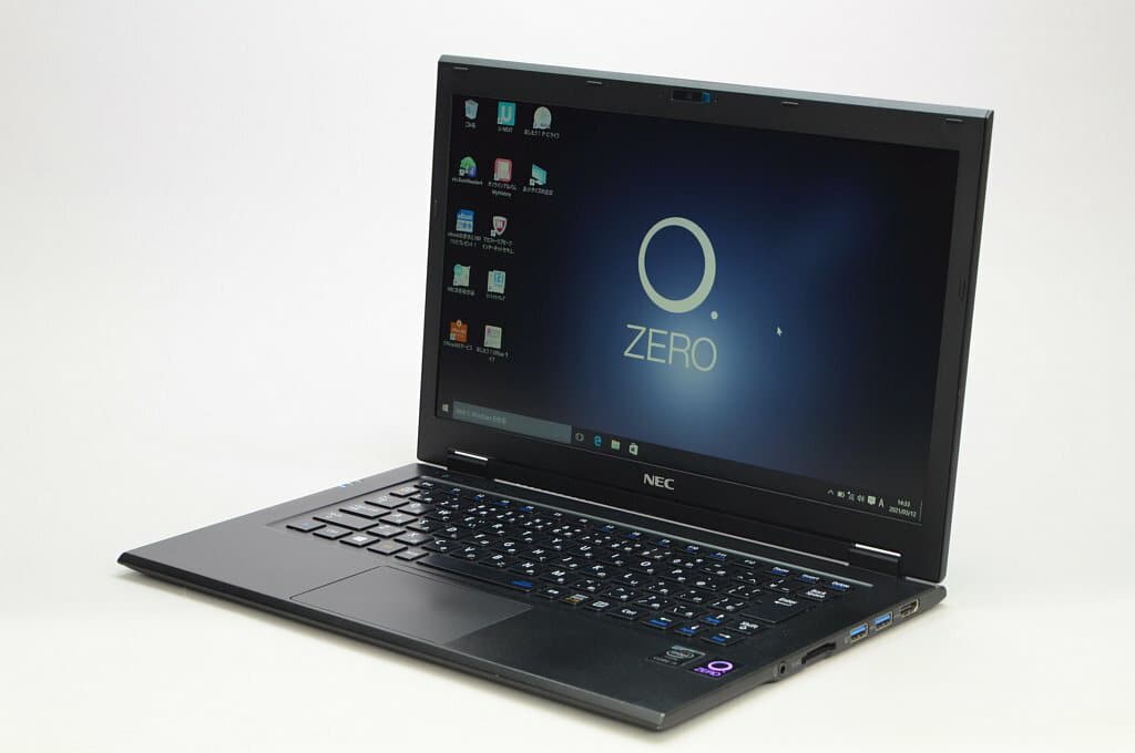 Used Nec Lavie Hybrid Zero Hz550 Cab Pc Hz550cab Storm Black Be Forward Store