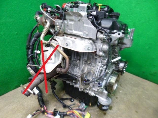 [Used]Dayz Highway Star B21W engine ASSY 101026A02K - BE FORWARD Auto Parts