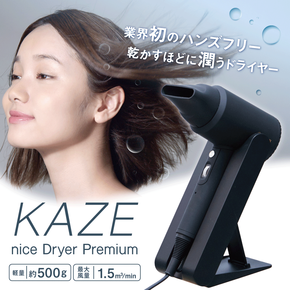 Dr Beau KAZE NICE DRYER PREMIUM BLACK 日本未入荷 - ヘアドライヤー