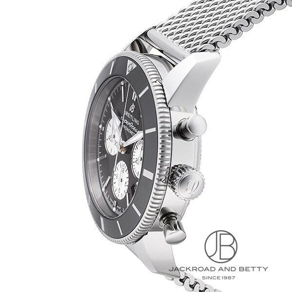 New]Blight ring BREITLING Super ocean heritage B01 Chronograph 44  AB0162121B1A1 clock mens - BE FORWARD Store