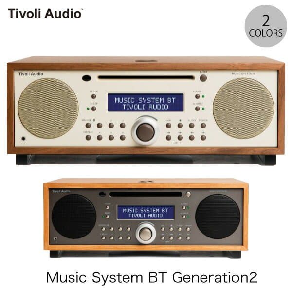 New]Tivoli Audio Music System BT Generation 2 Bluetooth 5.0 wireless stereo  CD player AM/FM digital Radio speaker Tivoli Audio - BE FORWARD Store