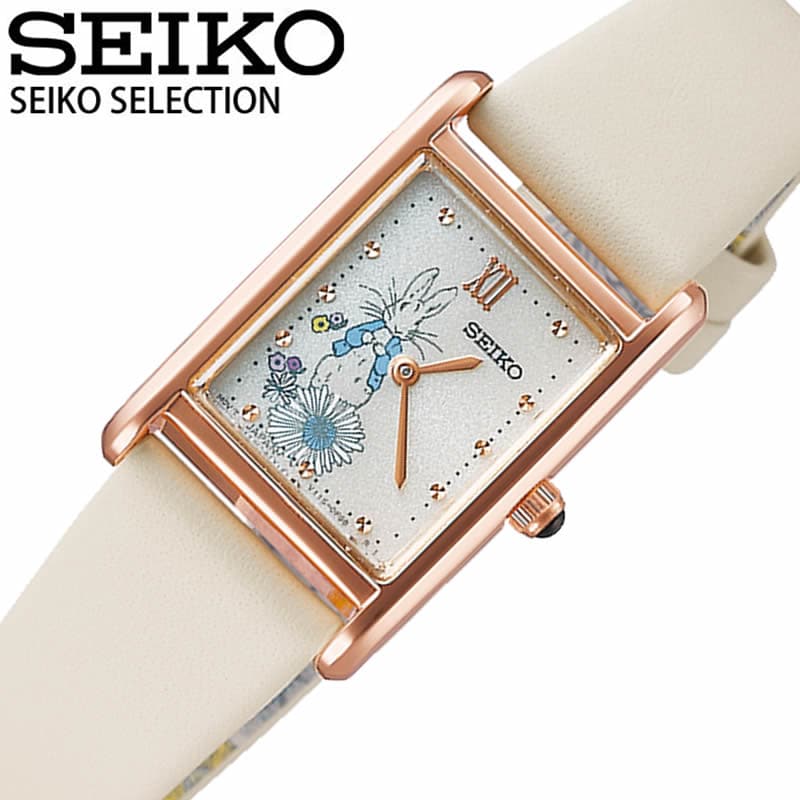 [New]SEIKO SEIKO selection clock SEIKO SEIKOSELECTION Ladies white ...