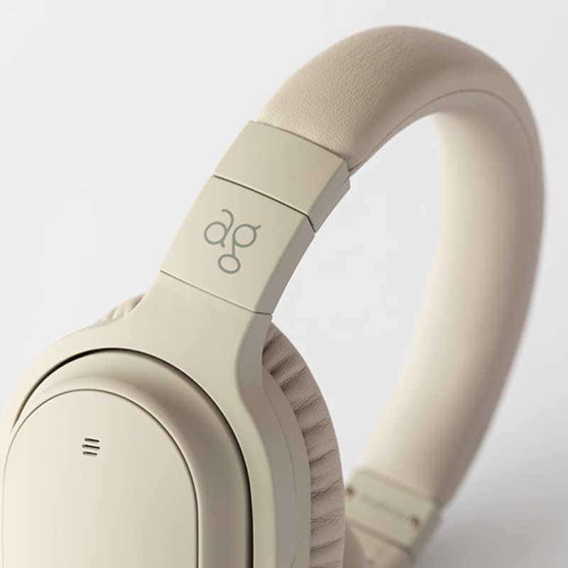 New]AG Bluetooth headphones cream [microphone correspondence
