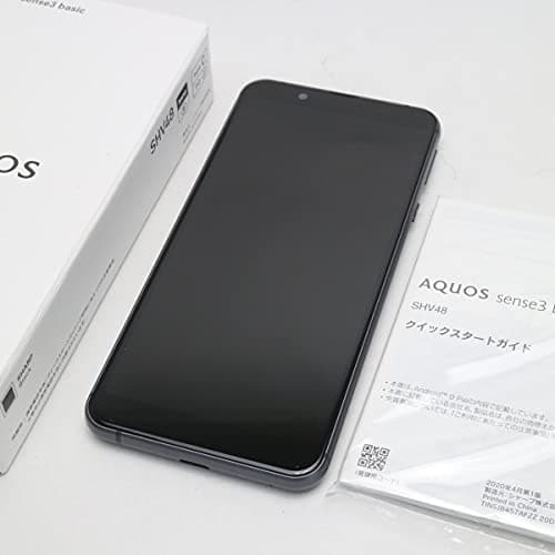 [New]AU AQUOS sense3 basic SHV48 SIM-free Black Black