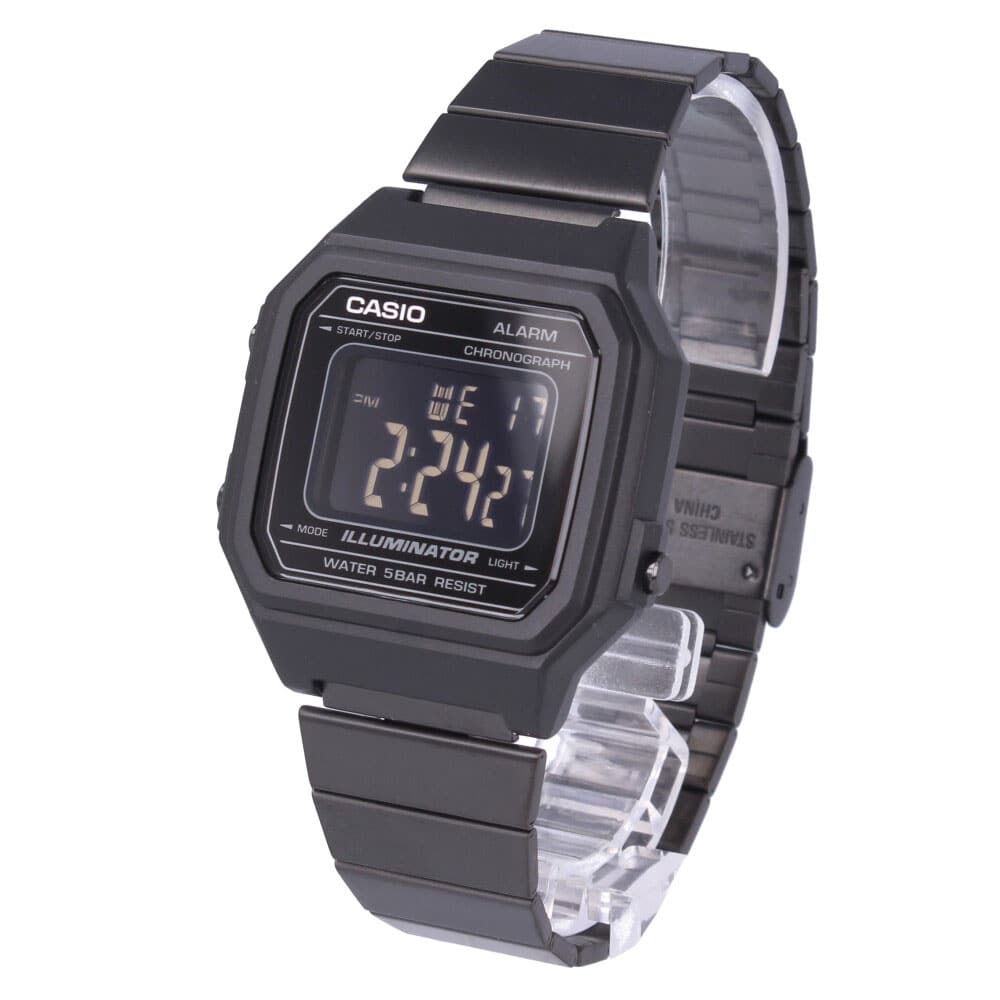 [New]CASIO Casio Casio standard clock mens digital quartz metal Black ...