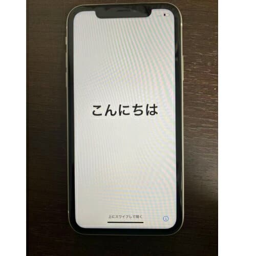 Used]92% of sim-free iphonexr 64GB white battery capacity - BE