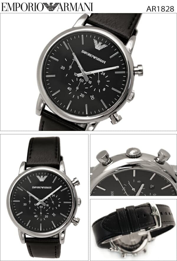 [New]Write ; and five years Emporio Armani EMPORIO ARMANI mens clock ...