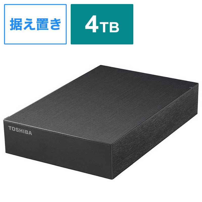 New]BUFFALO USB3. External HDD TOSHIBA Canvio Desktop [3.5 inches of /4TB]  HD-TDA4U3-B for 2 (Gen1) - BE FORWARD Store