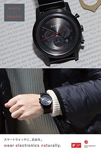New]soniuena SONY wena smart Chronograph Premium Black BD beams 