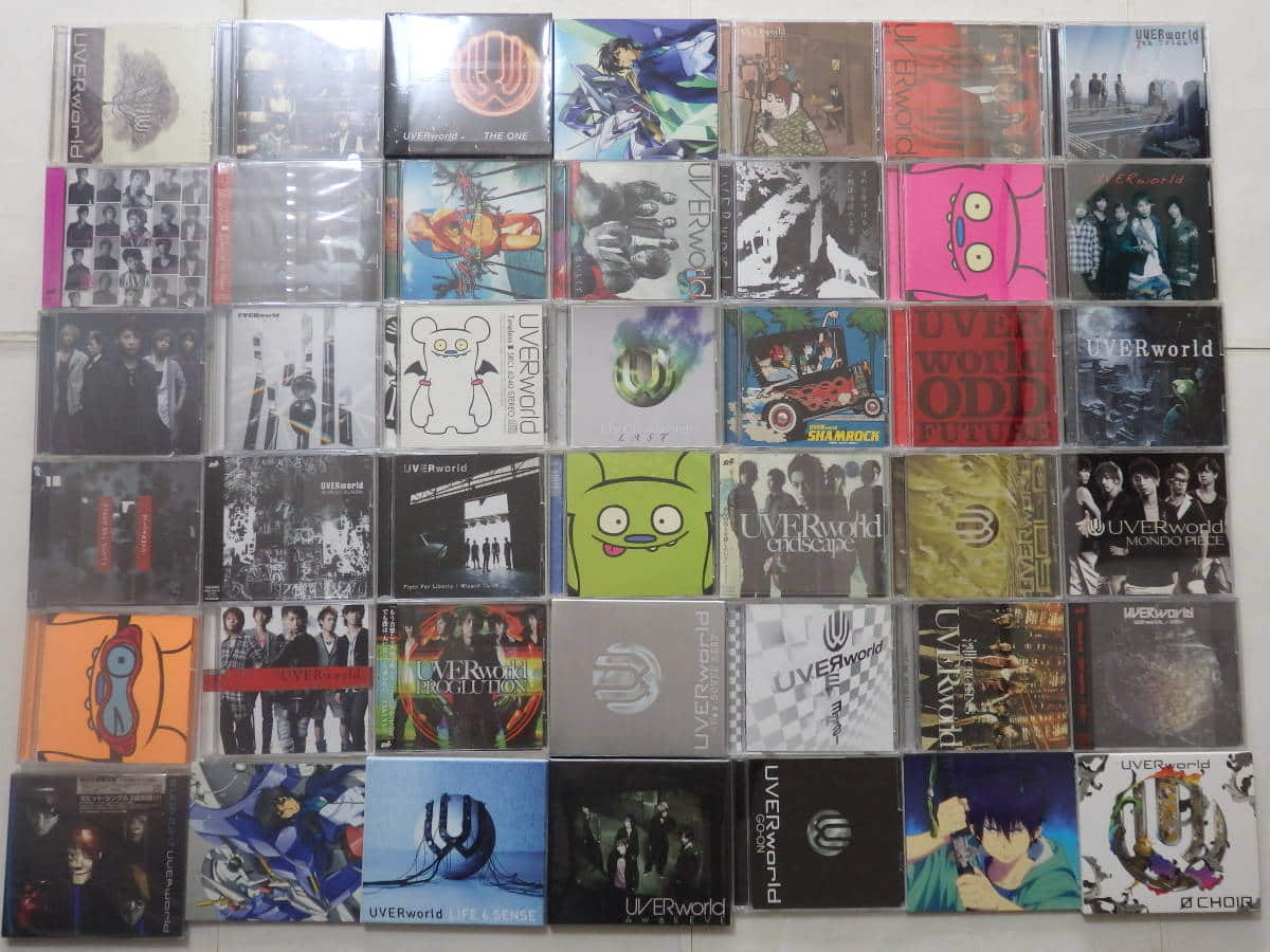 Used Uverworld Woo Bar World Majority Album And Single Cd42 Piece Set With First Limited Dvd Be Forward Store