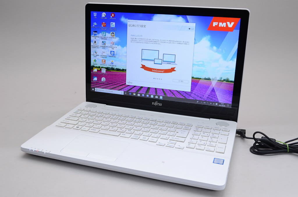 Used]Fujitsu LIFEBOOK AH AH78/W FMVA78WWZ1 Urban White - BE