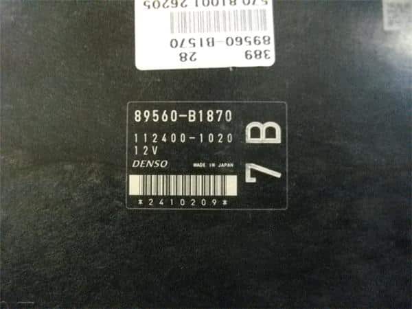 bB DBA-QNC21 エンジンコンピューター 1500 Z Xバージョン X07 89560