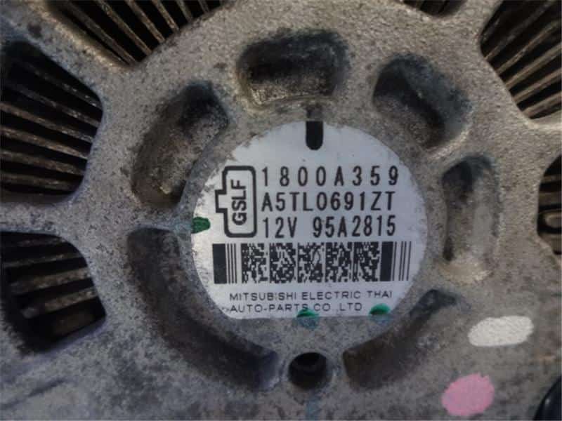 [Used]Alternator MITSUBISHI Mirage 2012 DBAA05A 1800A359 BE FORWARD