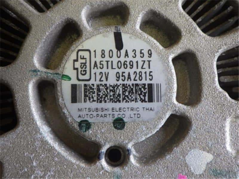 [Used]Alternator MITSUBISHI Mirage 2012 DBAA05A 1800A359 BE FORWARD