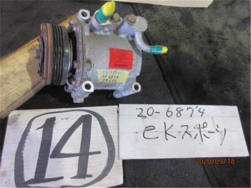 Used]A/C Compressor MITSUBISHI eK Sport 2002 LA-H81W MR460140 BE FORWARD  Auto Parts