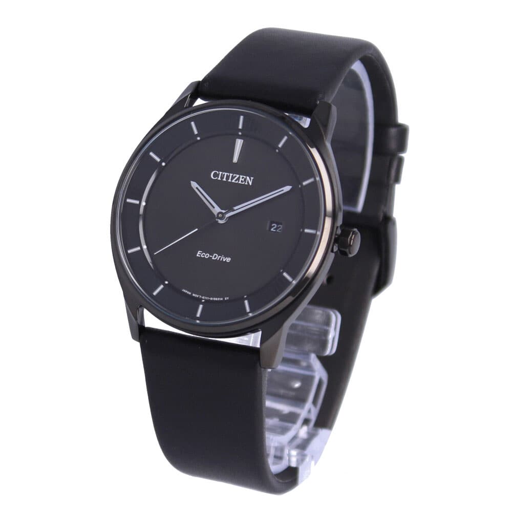 New]Citizen CITIZEN Eco-Drive Eco Drive clock mens solar leather Black  BM7405-19E - BE FORWARD Store